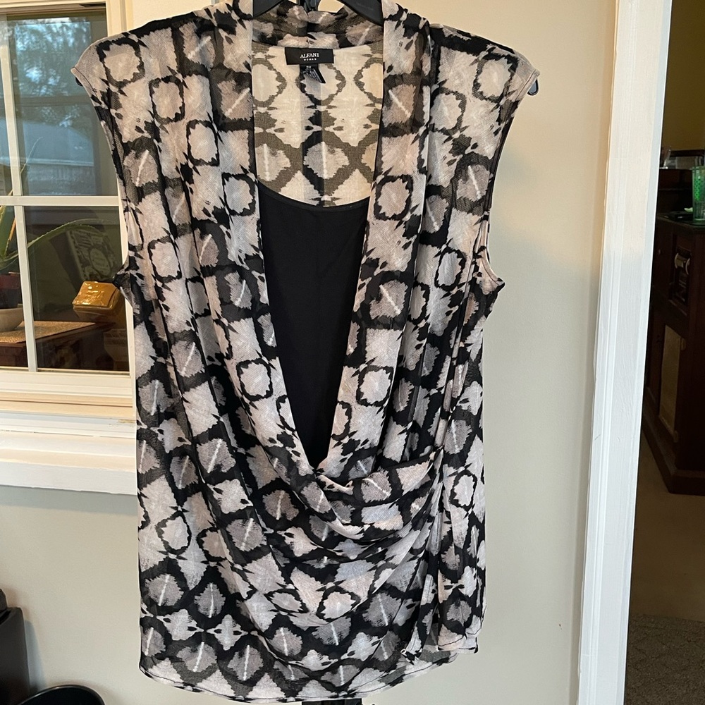 Alfani camisole cover-shirt